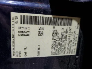 2010 Nissan Maxima SV with VIN 1N4AA5AP3AC846607, listed as a Copart auction lot 57780895 with 149,139 mi miles and Salvage title. Bid and sale history available at DreamBid. Image 12.