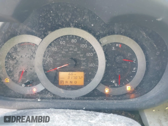 2009 Toyota RAV4 Ltd with VIN JTMZK31V19D000706, listed as a IAAI auction lot 42022860 with 317,872 mi miles. Bid and sale history available at carsss.com. Image 7.