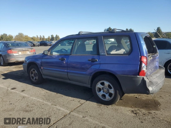 2003 Subaru Forester X with VIN JF1SG63643H757941, listed as a Copart auction lot 78464384 with 216,657 mi miles and Salvage Title. Bid and sale history available at carsss.com. Image 2.