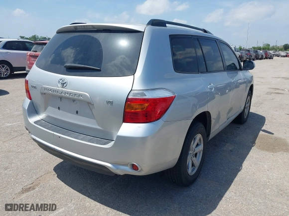2009 Toyota Highlander with VIN JTEDS41A392073340, listed as a IAAI auction lot 42080829 with 234,060 mi miles. Bid and sale history available at carsss.com. Image 4.