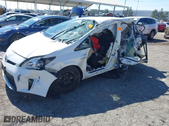 2014 Toyota Prius Four with VIN JTDKN3DU8E0386120, listed as a IAAI auction lot 41620589 with Not Provided miles. Bid and sale history available at carsss.com. Image 6.