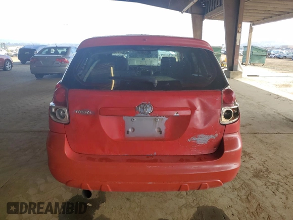 2006 Toyota Matrix STD with VIN 2T1KR32E36C565981, listed as a Copart auction lot 54785025 with 235,484 mi miles and Clean Title. Bid and sale history available at carsss.com. Image 6.
