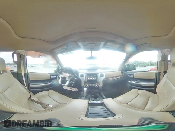 2017 Toyota Tundra Limited with VIN 5TFHW5F10HX675896, listed as a Copart auction lot 58703375 with 106,971 mi miles and Salvage title. Bid and sale history available at DreamBid. Image 14.