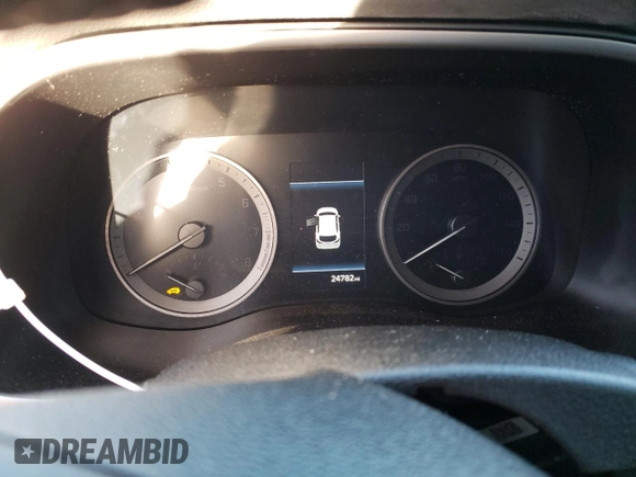 2020 Hyundai Tucson Sport with VIN KM8J33AL3LU110782, listed as a Copart auction lot 87068294 with 24,782 mi miles and Salvage title. Bid and sale history available at DreamBid. Image 9.
