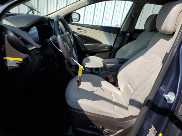 2017 Hyundai Santa Fe 2.4L with VIN 5NMZUDLB1HH005770, listed as a Copart auction lot 60734225 with 58,597 mi miles and Clean title. Bid and sale history available at DreamBid. Image 7.