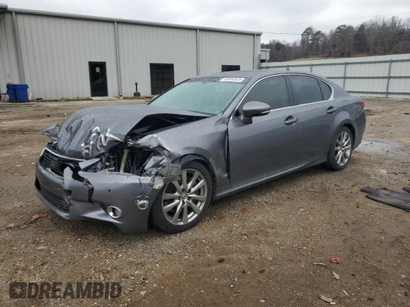 2014 Lexus GS 350 with VIN JTHBE1BL5E5034337, listed as a Copart auction lot 46000525 with 159,380 mi miles and Salvage Title. Bid and sale history available at carsss.com. Image 1.