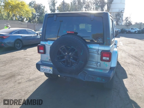 2023 Jeep Wrangler Willys with VIN 1C4HJXDG3PW577807, listed as a IAAI auction lot 42323674 with 28,808 mi miles and . Bid and sale history available at DreamBid. Image 16.