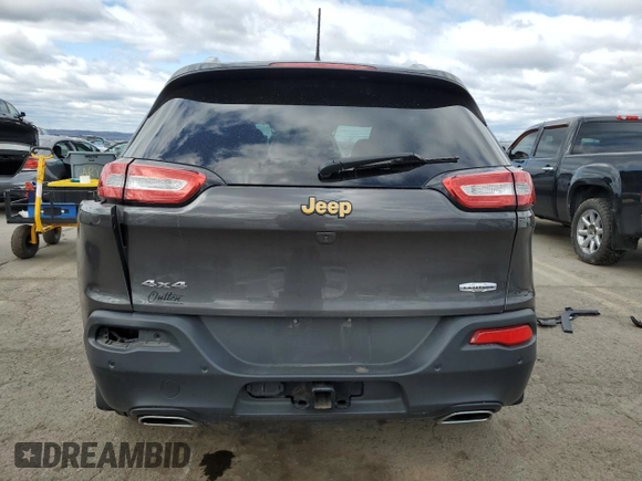2016 Jeep Cherokee Latitude with VIN 1C4PJMCS8GW294304, listed as a Copart auction lot 53087875 with 61,800 mi miles and Salvage Title. Bid and sale history available at carsss.com. Image 6.