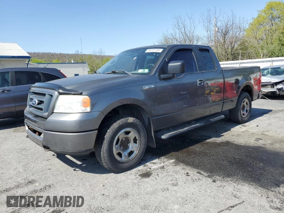 2006 Ford F-150 STX with VIN 1FTRX14W06NA46110, listed as a Copart auction lot 54272755 with 185,705 mi miles and Clean Title. Bid and sale history available at carsss.com. Image 1.