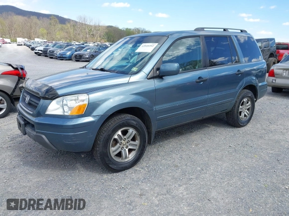2005 Honda Pilot EX-L z VIN 2HKYF18785H542479, wystawiony jako IAAI lot #42040202 z przebiegiem 345 167 mil mil oraz . Historia ofert i sprzedaży dostępna na DreamBid. Obrazek 2.
