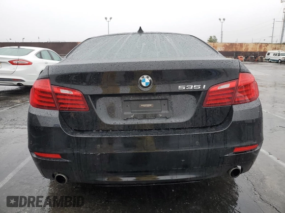 2016 BMW 5 Series 535i with VIN WBA5B1C57GG553787, listed as a Copart auction lot 48197155 with 72,781 mi miles and Salvage Title. Bid and sale history available at DreamBid. Image 6.