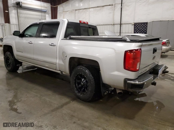 2017 Chevrolet Silverado 1500 LTZ with VIN 3GCUKSEC7HG216705, listed as a Copart auction lot 88794075 with 118,796 mi miles and Salvage Title. Bid and sale history available at carsss.com. Image 2.