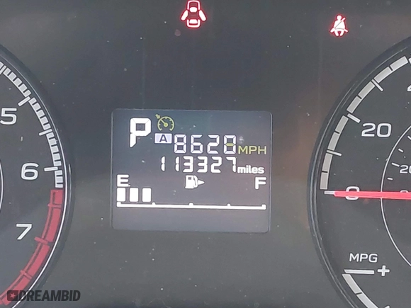 2019 Subaru Impreza Premium with VIN 4S3GKAC61K3600316, listed as a IAAI auction lot 41607912 with 113,327 mi miles. Bid and sale history available at carsss.com. Image 15.