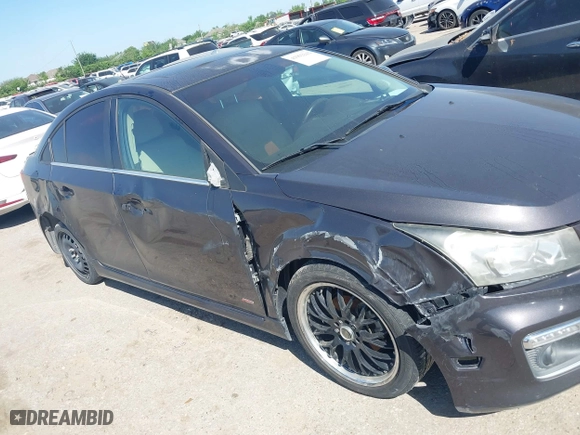 2015 Chevrolet Cruze LT with VIN 1G1PE5SB0F7253355, listed as a IAAI auction lot 41992242 with 1 mi miles. Bid and sale history available at carsss.com. Image 6.