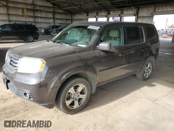 2012 Honda Pilot EX-L with VIN 5FNYF4H72CB056425, listed as a Copart auction lot 53712675 with 120,909 mi miles and Salvage Title. Bid and sale history available at DreamBid. Image 1.