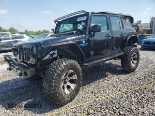 2017 Jeep Wrangler Unlimited Sport with VIN 1C4BJWDG5HL545296, listed as a Copart auction lot 56844885 with 79,304 mi miles and Salvage title. Bid and sale history available at DreamBid. Image 1.