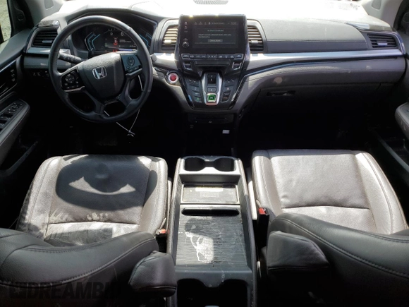 2020 Honda Odyssey Elite with VIN 5FNRL6H91LB015309, listed as a Copart auction lot 53560145 with 44,194 mi miles and Salvage title. Bid and sale history available at DreamBid. Image 8.