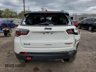 2020 Jeep Compass Trailhawk with VIN 3C4NJDDB2LT142136, listed as a Copart auction lot 53182055 with Not provided miles and Salvage title. Bid and sale history available at DreamBid. Image 6.