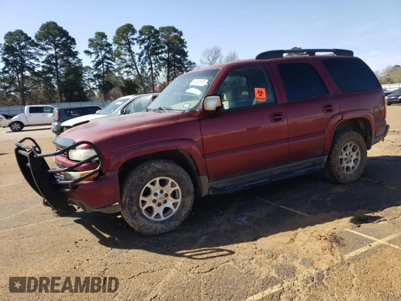 2003 Chevrolet Tahoe LS with VIN 1GNEK13Z93R256421, listed as a Copart auction lot 49001975 with 318,219 mi miles and Salvage Title. Bid and sale history available at DreamBid. Image 1.