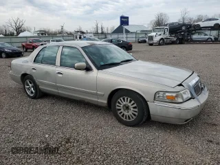 2007 Mercury Grand Marquis LS Premium with VIN 2MEFM75W77X600156, listed as a Copart auction lot 54351185 with 96,776 mi miles and Salvage Title. Bid and sale history available at DreamBid. Image 4.