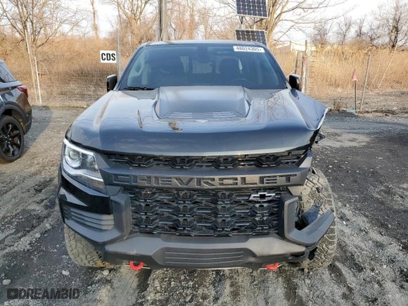 2022 Chevrolet Colorado 4WD ZR2 with VIN 1GCGTEEN5N1111166, listed as a Copart auction lot 48024305 with 60,564 mi miles and Non Repairable. Bid and sale history available at carsss.com. Image 5.