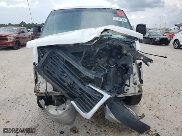 2017 GMC Savana Cargo Van with VIN 1GTW7AFF7H1904084, listed as a Copart auction lot 67357994 with 184,983 mi miles and Salvage Title. Bid and sale history available at carsss.com. Image 5.