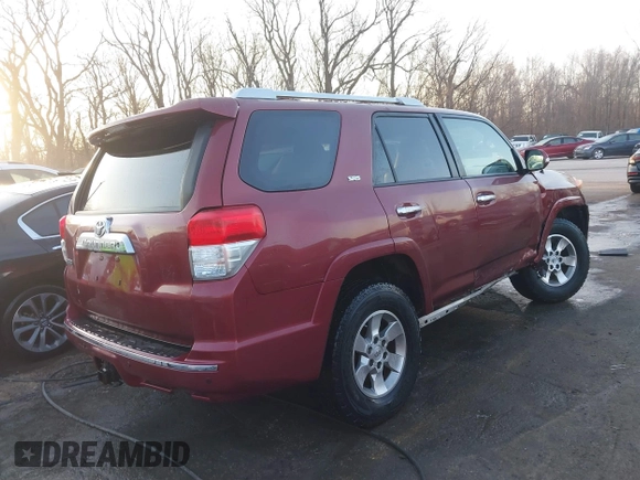 2013 Toyota 4Runner SR5 with VIN JTEBU5JR0D5114396, listed as a IAAI auction lot 41784162 with 283,068 mi miles and . Bid and sale history available at DreamBid. Image 4.