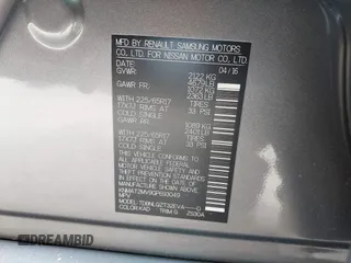 2016 Nissan Rogue SV with VIN KNMAT2MV9GP693049, listed as a IAAI auction lot 42053309 with 75,379 mi miles. Bid and sale history available at carsss.com. Image 9.