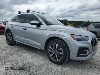 2021 Audi Q5 Premium with VIN WA1AAAFY8M2092144, listed as a Copart auction lot 59856715 with 65,098 mi miles and Salvage title. Bid and sale history available at DreamBid. Image 4.