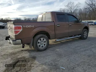 2012 Ford F-150 XL with VIN 1FTFW1ET3CFC00843, listed as a Copart auction lot 47220675 with 163,294 mi miles and Salvage Title. Bid and sale history available at carsss.com. Image 3.