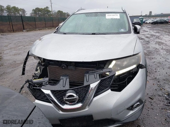 2015 Nissan Rogue SV with VIN KNMAT2MV0FP557844, listed as a IAAI auction lot 41850636 with 63489 miles. Bid and sale history available at carsss.com. Image 12.