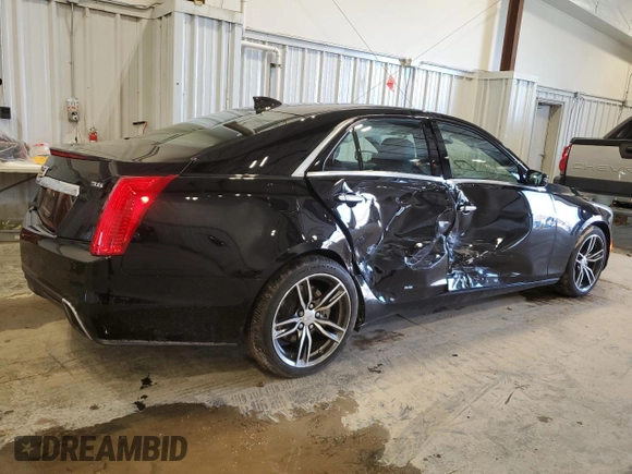 2018 Cadillac CTS Luxury AWD with VIN 1G6AX5SS1J0127341, listed as a Copart auction lot 49597034 with 48,286 mi miles and Salvage Title. Bid and sale history available at DreamBid. Image 3.