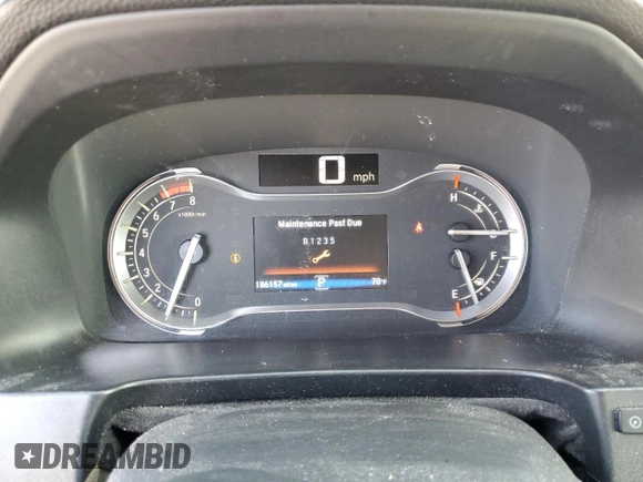 2017 Honda Ridgeline RTL-T with VIN 5FPYK2F65HB011097, listed as a Copart auction lot 63687965 with 186,157 mi miles and Salvage title. Bid and sale history available at DreamBid. Image 9.
