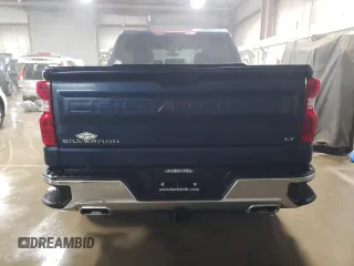 2021 Chevrolet Silverado 1500 LT with VIN 1GCUYDET4MZ393278, listed as a Copart auction lot 84419374 with 47,050 mi miles and Salvage Title. Bid and sale history available at carsss.com. Image 6.