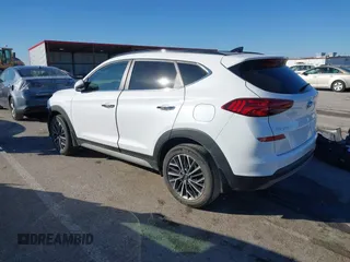 2019 Hyundai Tucson Ultimate with VIN KM8J3CAL2KU903389, listed as a IAAI auction lot 41421264 with 73,326 mi miles. Bid and sale history available at carsss.com. Image 3.