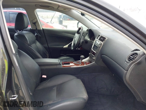 2006 Lexus IS 250 with VIN JTHBK262X65014294, listed as a IAAI auction lot 42165001 with 203,762 mi miles and . Bid and sale history available at DreamBid. Image 5.