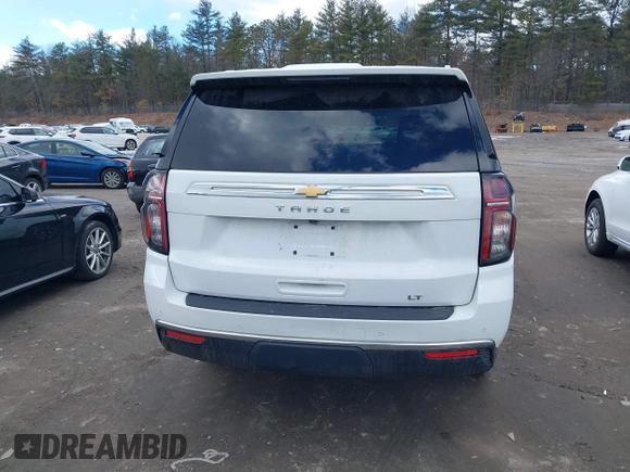 2022 Chevrolet Tahoe LT with VIN 1GNSKNKD1NR304805, listed as a IAAI auction lot 41727737 with 43,805 mi miles and . Bid and sale history available at DreamBid. Image 16.