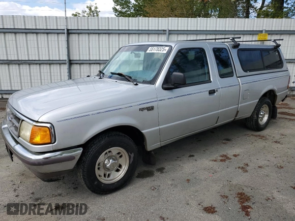 1997 Ford Ranger XL with VIN 1FTCR14A4VTA62678, listed as a Copart auction lot 55178325 with 162,486 mi miles and Clean Title. Bid and sale history available at carsss.com. Image 1.