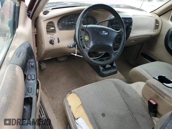 2002 Ford Ranger XLT Appearance with VIN 1FTYR44EX2PA16674, listed as a Copart auction lot 76377354 with 164,298 mi miles and Salvage Title. Bid and sale history available at carsss.com. Image 8.