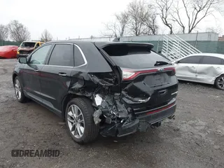 2015 Ford Edge Titanium with VIN 2FMPK4K80FBB70218, listed as a IAAI auction lot 41858298 with 111,130 mi miles. Bid and sale history available at carsss.com. Image 6.