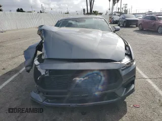 2025 Ford Mustang EcoBoost with VIN 1FA6P8TH4S5103973, listed as a Copart auction lot 47644795 with 670 mi miles and Salvage Title. Bid and sale history available at carsss.com. Image 5.