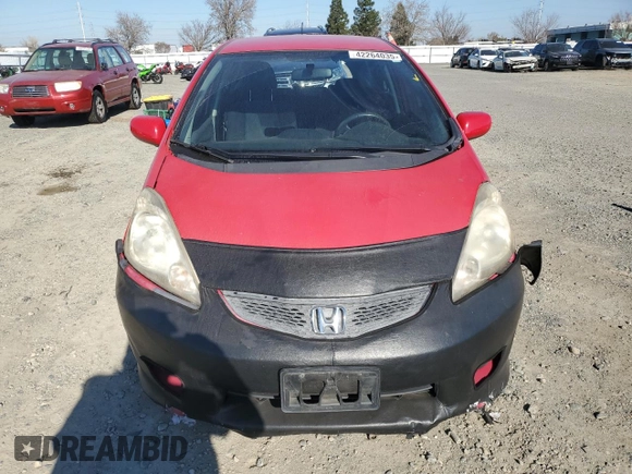 2010 Honda Fit Sport with VIN JHMGE8H40AC038316, listed as a Copart auction lot 42264035 with 169,797 mi miles and Salvage title. Bid and sale history available at DreamBid. Image 5.