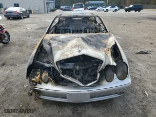 2001 Mercedes-Benz CLK-Class with VIN WDBLK70G11T082347, listed as a Copart auction lot 85513384 with 0 mi miles and Non Repairable. Bid and sale history available at carsss.com. Image 5.