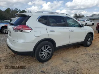 2015 Nissan Rogue SL with VIN 5N1AT2MT4FC822475, listed as a Copart auction lot 49063745 with 122,153 mi miles and Salvage Title. Bid and sale history available at carsss.com. Image 3.