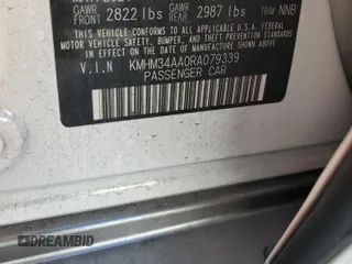 2024 Hyundai Ioniq 6 SEL z VIN KMHM34AA0RA079339, wystawiony jako Copart lot #47627595 z przebiegiem 7 529 mil mil oraz Szkoda całkowita • Salvage title. Historia ofert i sprzedaży dostępna na DreamBid. Obrazek 13.