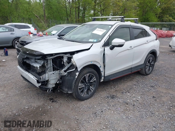 2024 Mitsubishi Eclipse Cross SE with VIN JA4ATWAAXRZ008213, listed as a IAAI auction lot 42233107 with 37,692 mi miles and . Bid and sale history available at DreamBid. Image 2.