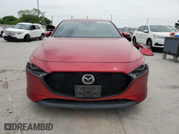 2019 Mazda Mazda3 Hatchback w/Premium Pkg with VIN JM1BPBNM9K1124082, listed as a Copart auction lot 53430905 with 45,858 mi miles and Salvage Title. Bid and sale history available at carsss.com. Image 5.