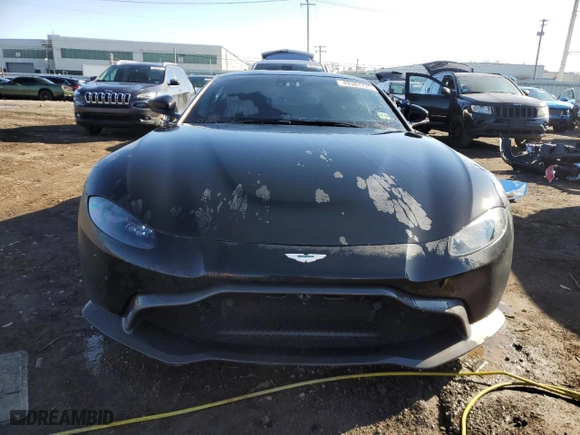 2020 Aston Martin Vantage with VIN SCFSMGAW9LGN03080, listed as a Copart auction lot 49381775 with 47,187 mi miles and Salvage Title. Bid and sale history available at carsss.com. Image 5.
