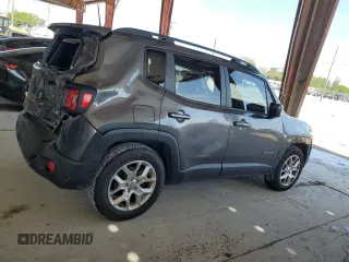 2018 Jeep Renegade Latitude with VIN ZACCJABB8JPG65397, listed as a Copart auction lot 57747975 with 91,714 mi miles and Salvage title. Bid and sale history available at DreamBid. Image 3.