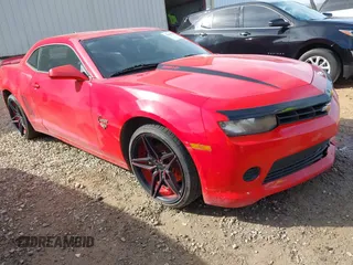 2014 Chevrolet Camaro LS with VIN 2G1FE1E3XE9240022, listed as a IAAI auction lot 41436834 with 105,075 mi miles. Bid and sale history available at carsss.com. Image 1.